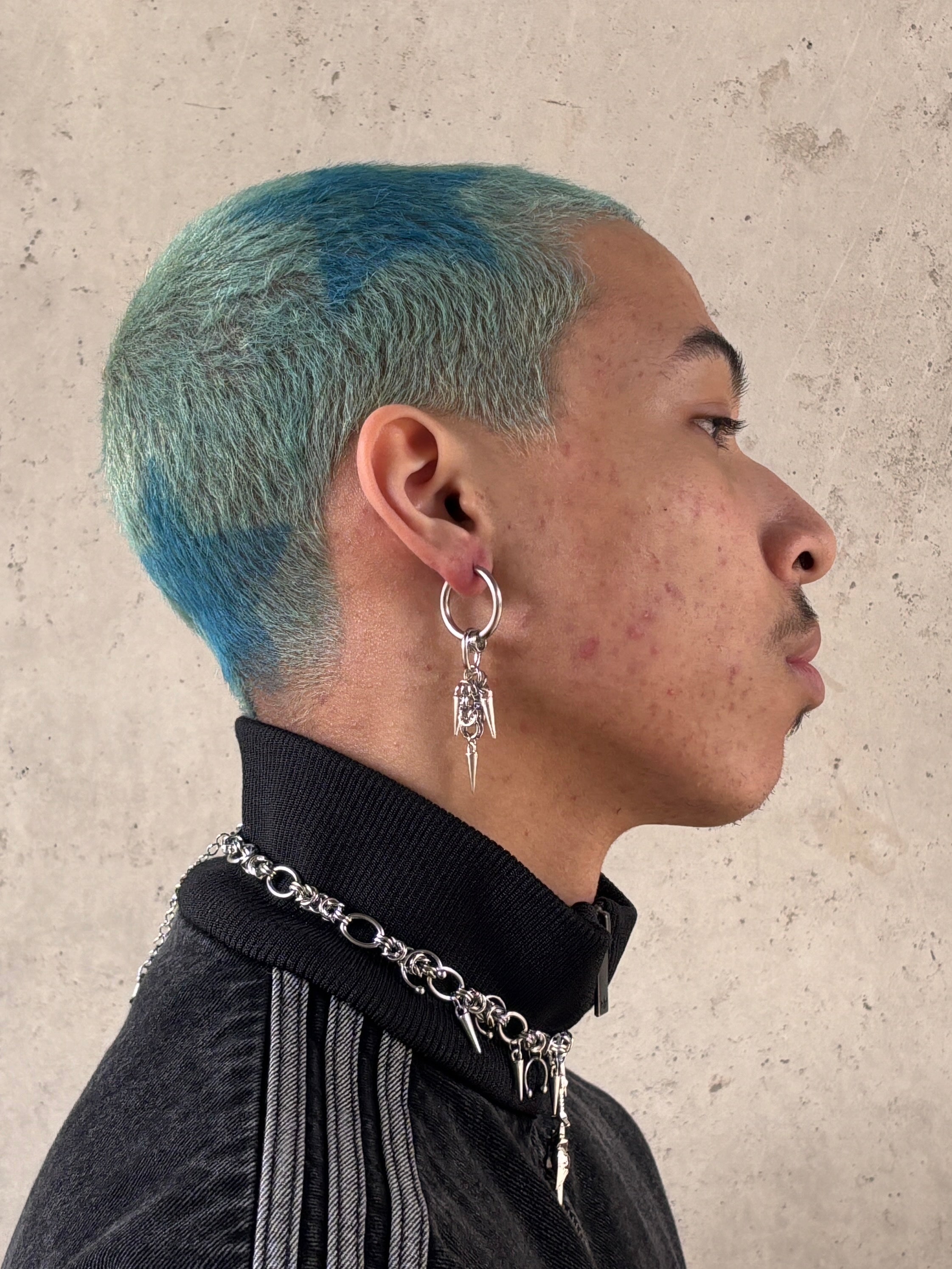 Spiked Xl Hoops