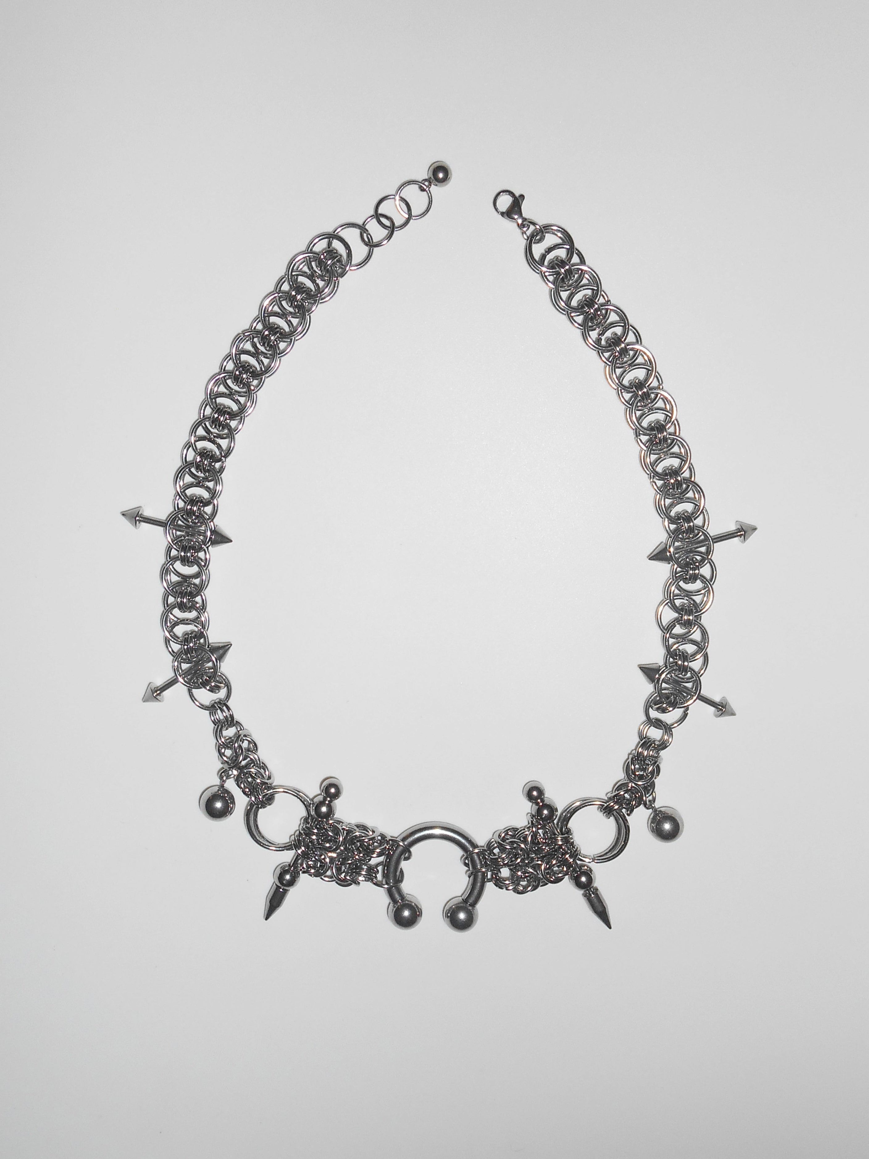 Spiked Drop Necklace