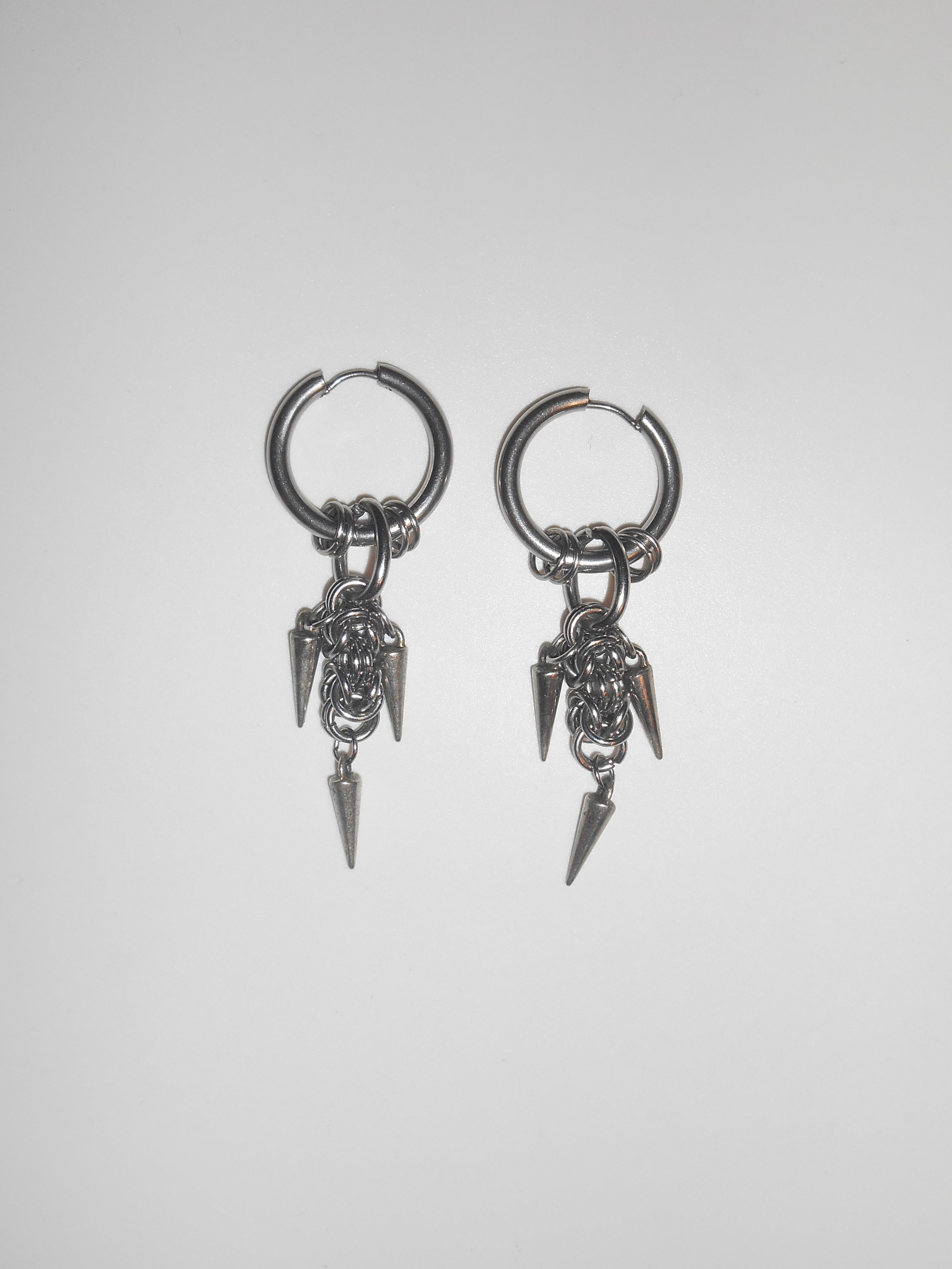 Spiked Xl Hoops