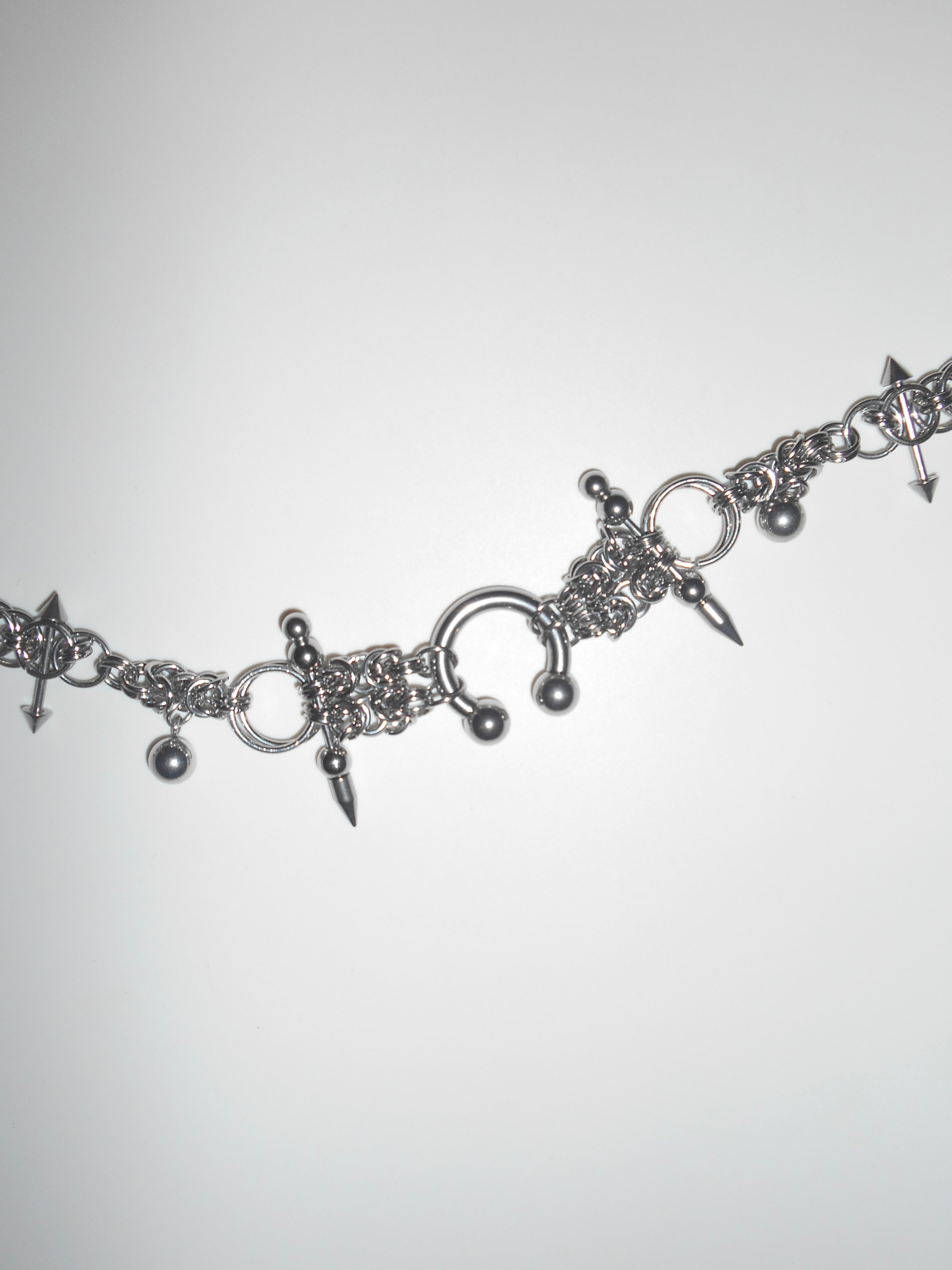 Spiked Drop Necklace