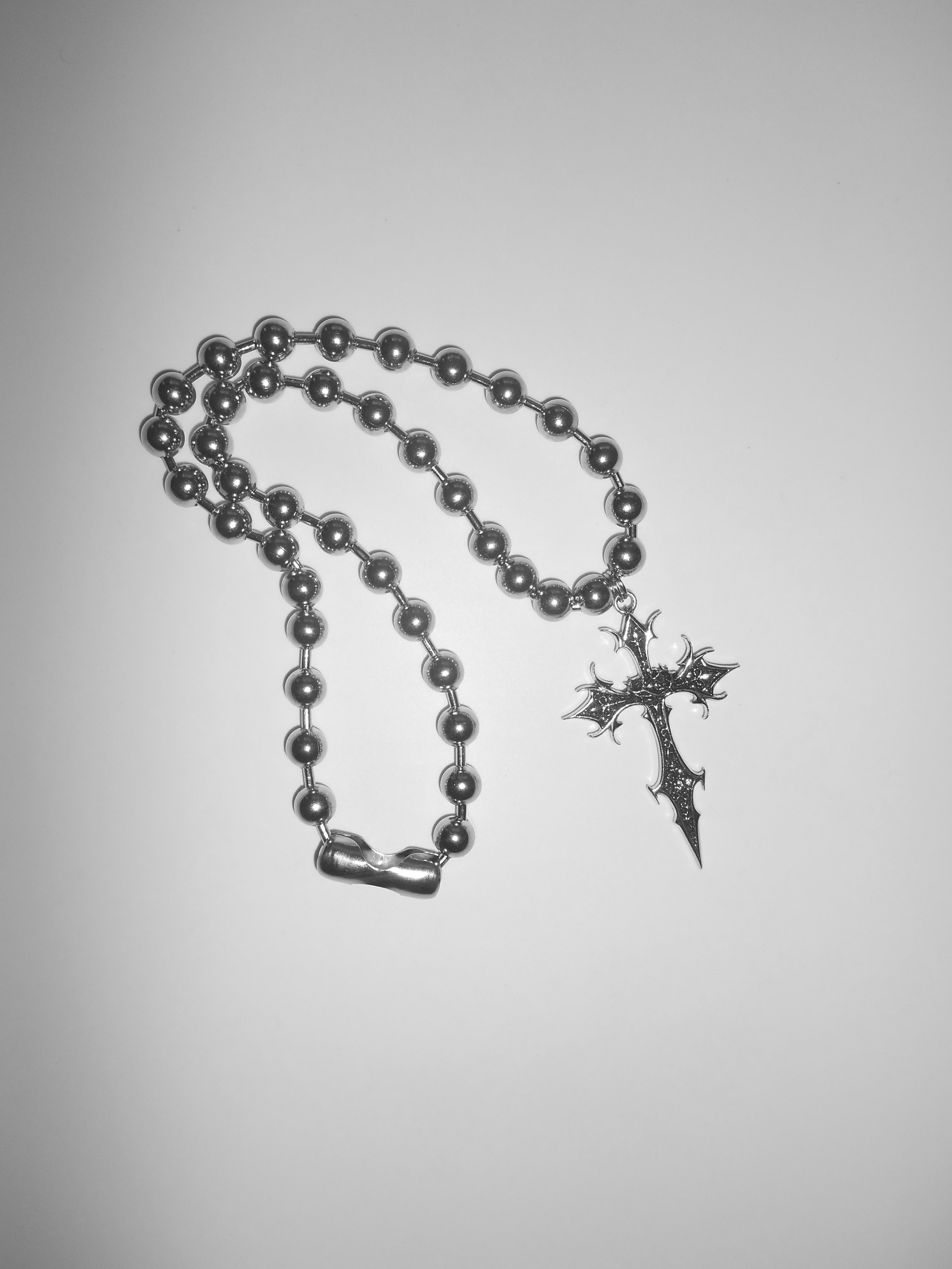 Razor Cross Necklace
