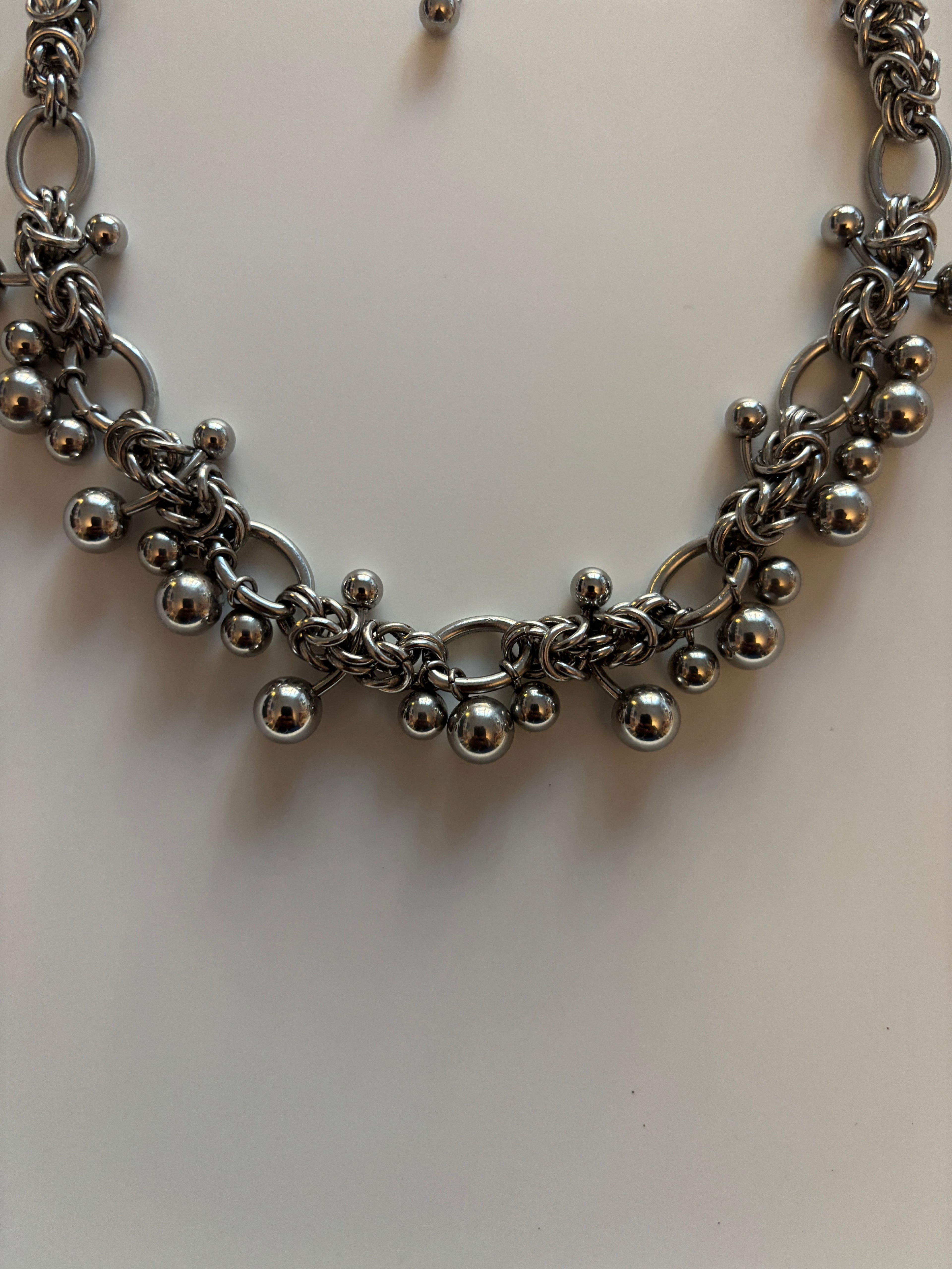 Pierced Drop Necklace